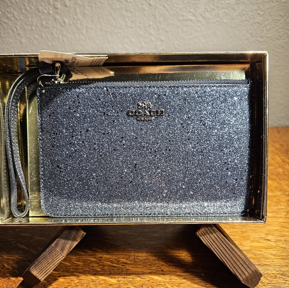 Coach Handbags - Coach Boxed Small Wristlet With Star Glitter